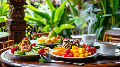 Top Breakfast – Review of Shrida Restaurant – Flavors of Ubud, Ubud, Indonesia