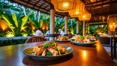 Review of Lion X Restaurant in Nusa Dua, Indonesia: An Evening Dining Experience